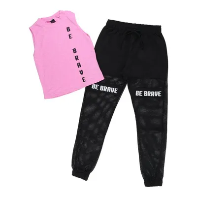 Conjunto Juvenil Pami Regata Estampa Cute + Calça Com Tela