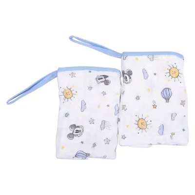 Kit Pano De Boca Minasrey Soft Estampa Mickey - 02 Peças