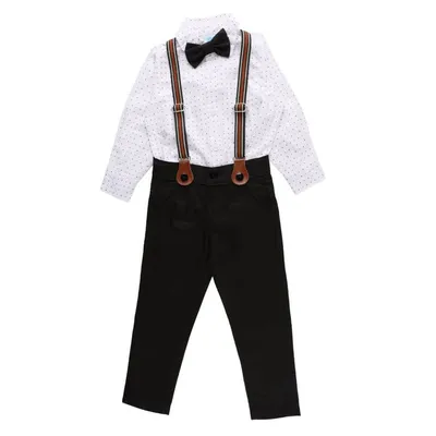 Conjunto Infantil Gijo Kids Camisa Com Gravata + Calça Conjunto Infantil Gijo Kids Camisa Com Gravata + Calça