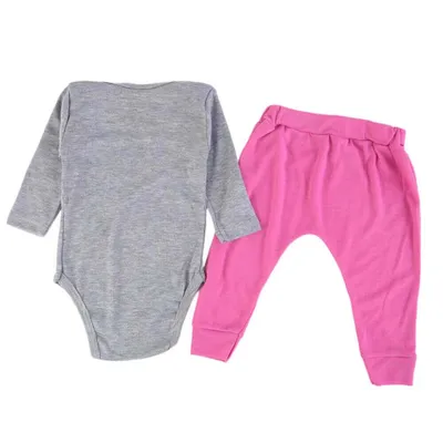 Conjunto Bebê Dengos E Cia Estampa Pinguim - 03 Peças