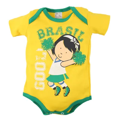 Kit Body Mub Estampa Copa Brasil - 03 Peças