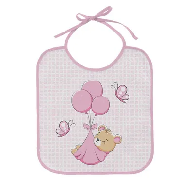 Kit Babador Incomfral Bercinho Ursa Balões - 03 Peças