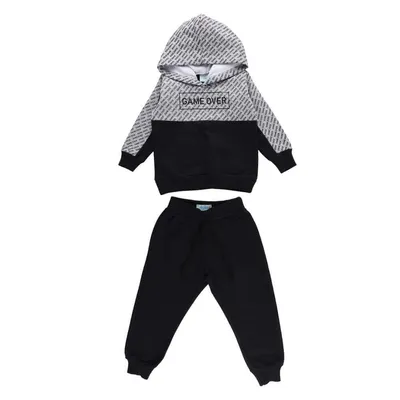 Conjunto Infantil Gijo Kids Casaco Estampa Game Over + Calça Conjunto Infantil Gijo Kids Casaco Estampa Game Over + Calça