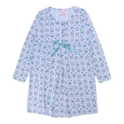 Camisola Gestante Schani Manga Longa Em Viscose Estampada Camisola Gestante Schani Manga Longa Em Viscose Estampada