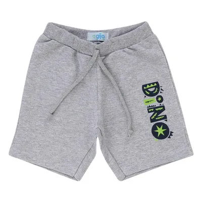 Bermuda Moletom Gijo Kids Com Estampa Dino Bermuda Moletom Gijo Kids Com Estampa Dino