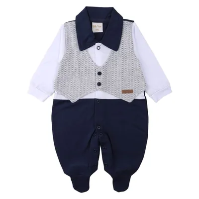 Macacão Longo Bela Fase Com Detalhe Colete + Boné