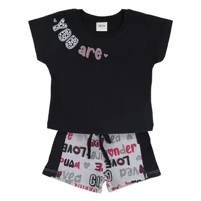 Conjunto Elian Blusa Manga Curta Esmpa You Are + Short Conjunto Elian Blusa Manga Curta Esmpa You Are + Short