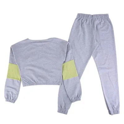 Conjunto Pami Blusão Estampa E Detalhe Tela + Calça Com Pochet