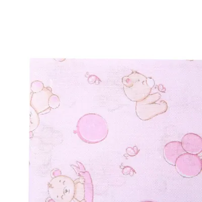 Lençol Incomfral Bercinho Com Elástico Estampa Ursa Balão Lençol Incomfral Bercinho Com Elástico Estampa Ursa Balão