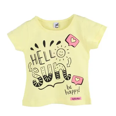 Blusa Infantil Kookabu Estampa Hello Sun