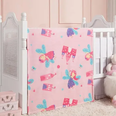 Cobertor Etruria Flannel Kids Fadas Cobertor Etruria Flannel Kids Fadas