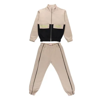 Conjunto Infantil Color Girl Jaqueta Estampa Cool Day + Calça