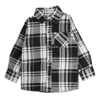 Camisa Manga Longa Bebê Kookabu Xadrez Com Botões Camisa Manga Longa Bebê Kookabu Xadrez Com Botões