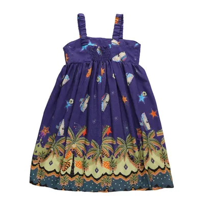 Vestido Infantil Kookabu Estampa Kombi