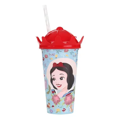 Copo Coroa Plasútil Estampa Branca De Neve 500ML
