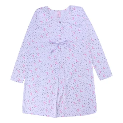 Camisola Gestante Schani Manga Longa Em Viscose Estampada Camisola Gestante Schani Manga Longa Em Viscose Estampada