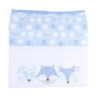 Cobertor Infantil Baby Gijo Cute Bordado Raposa Cobertor Infantil Baby Gijo Cute Bordado Raposa