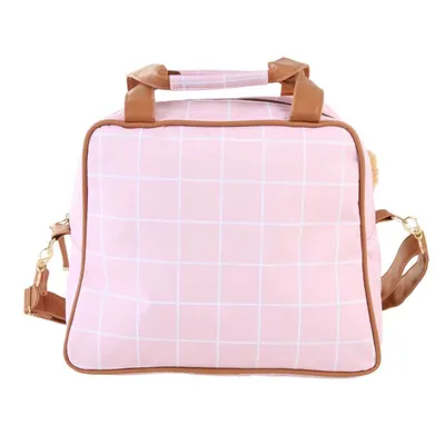 Bolsa Din Don Quadriculada Média