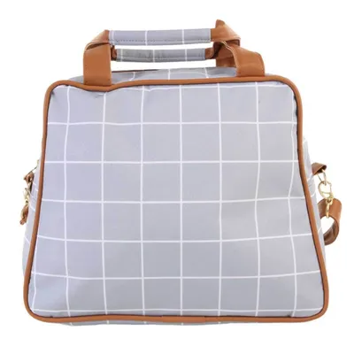 Bolsa Din Don Quadriculada Média