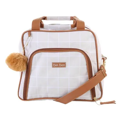 Bolsa Din Don Quadriculada Média