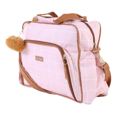 Bolsa Din Don Quadriculada Grande Bolsa Din Don Quadriculada Grande