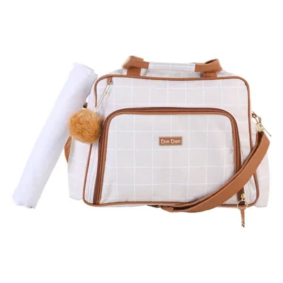 Bolsa Din Don Quadriculada Grande