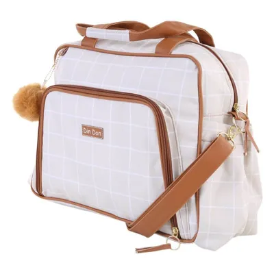 Bolsa Din Don Quadriculada Grande
