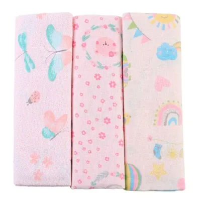 Kit Cueiro Flanelado Papi Karinho Estampado - 03 Unidades Kit Cueiro Flanelado Papi Karinho Estampado - 03 Unidades