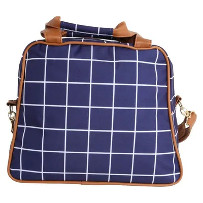 Bolsa Din Don Quadriculada Média