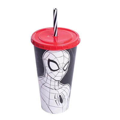 Copo Refri Infantil Plasútil Homem Aranha 700 ML