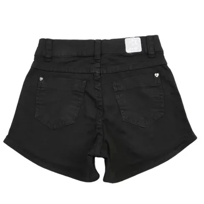 Shorts Juvenil Pami Em Saja Detalhe Rebites De Coração Shorts Juvenil Pami Em Saja Detalhe Rebites De Coração