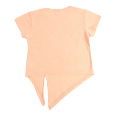Blusa Infantil Color Mini Estampada Best Day Com Amarração