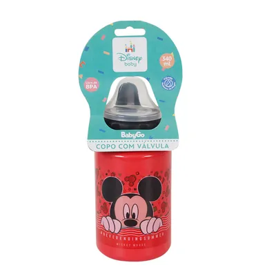 Copo Baby Go Com Tampa Mickey 340ml Copo Baby Go Com Tampa Mickey 340ml