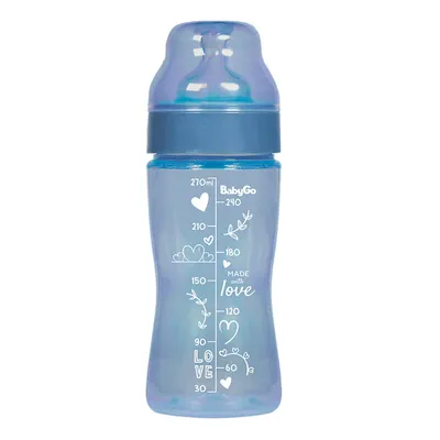 Mamadeira Baby Go Ortodôntica Wide Neck 270ml