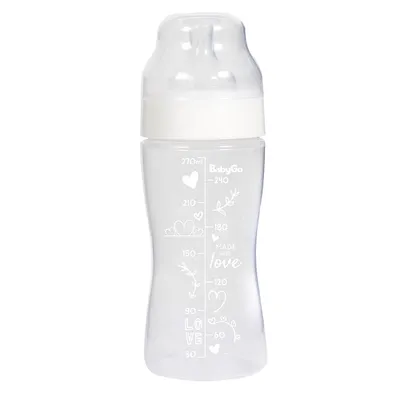 Mamadeira Baby Go Ortodôntica Wide Neck 270ml