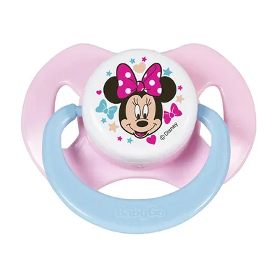 Kit Chupeta Baby Go Ortodôntica Minnie Tamanho 1 - 2 Peças