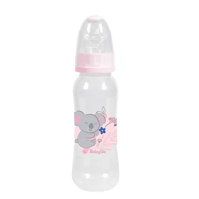 Mamadeira Baby Go Ortodôntica Silicone Coala 240ml