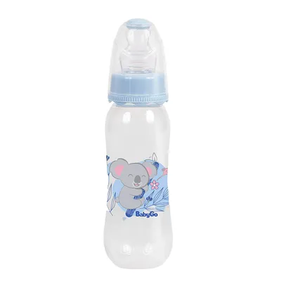 Mamadeira Baby Go Ortodôntica Silicone Coala 240ml