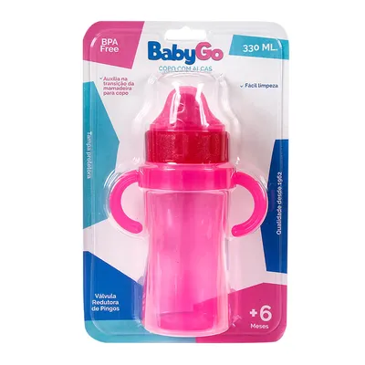 Copo Baby Go Com Alça E Tampa 270ml Copo Baby Go Com Alça E Tampa 270ml