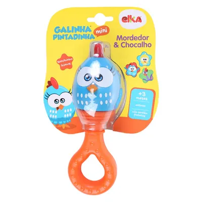 Chocalho & Mordedor Elka Galinha Pintadinha Chocalho & Mordedor Elka Galinha Pintadinha