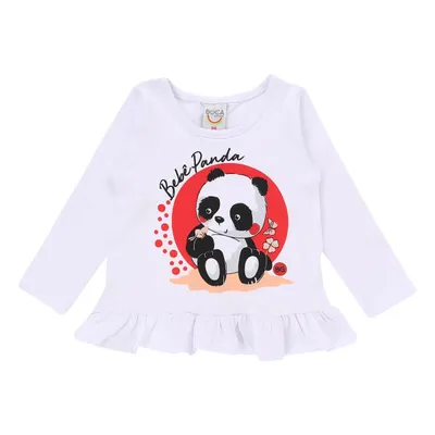 Conjunto Boca Grande Blusa Manga Longa Estampa Panda + Calça Conjunto Boca Grande Blusa Manga Longa Estampa Panda + Calça