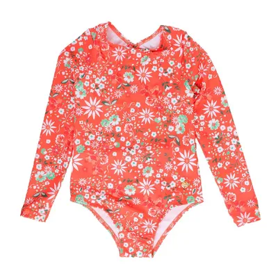 Maiô Everly Manga Longa Com Estampa Floral Maiô Everly Manga Longa Com Estampa Floral