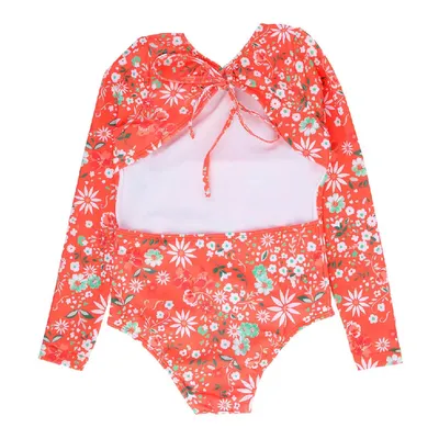 Maiô Everly Manga Longa Com Estampa Floral Maiô Everly Manga Longa Com Estampa Floral