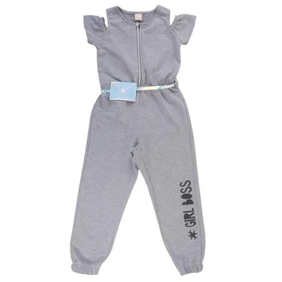 Macaquinho Color Girl Manga Curta Com Pochete