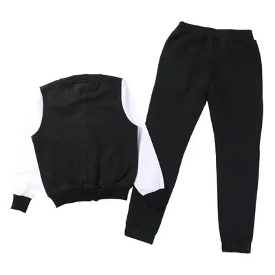 Conjunto Color Girl Jaqueta Estampada + Calça Em Moletom