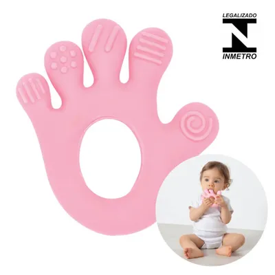 Mordedor Bebê Buba Mãozinha Mordedor Bebê Buba Mãozinha