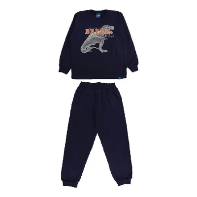 Conjunto Infantil Rei Rex Blusão Estampado + Calça Moletom Conjunto Infantil Rei Rex Blusão Estampado + Calça Moletom