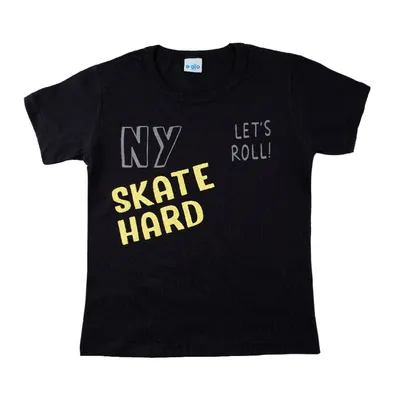 Camiseta Infantil Gijo Estampa Skate Hard