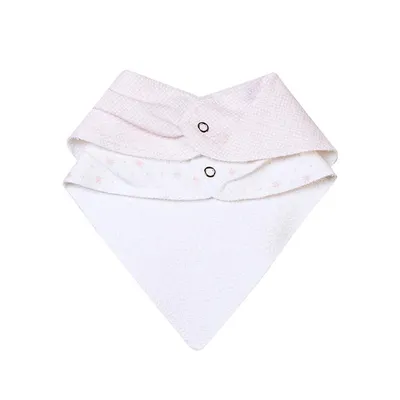 Kit Babador Bandana Bordados Papi Flanelado - 2 Peças