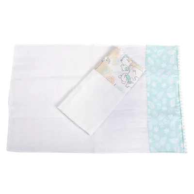 Kit Pano De Boca Loupiot Temas Safari - 2 Peças Kit Pano De Boca Loupiot Temas Safari - 2 Peças